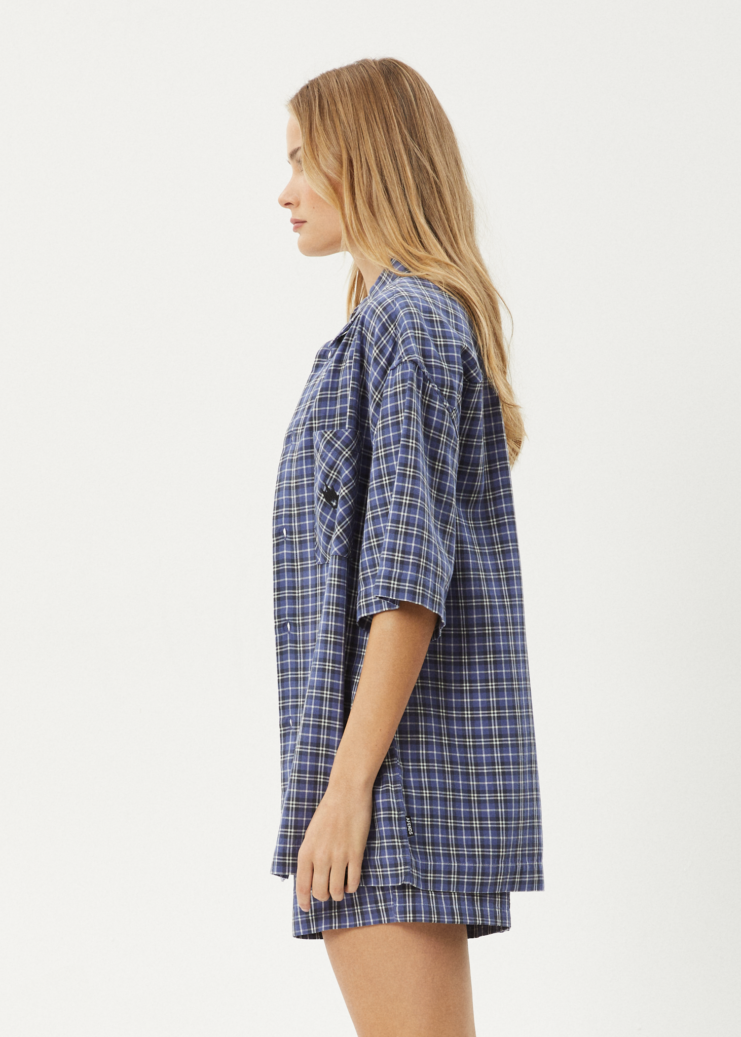 AFENDS Mens Shipwreck - Short Sleeve Shirt - Marlin