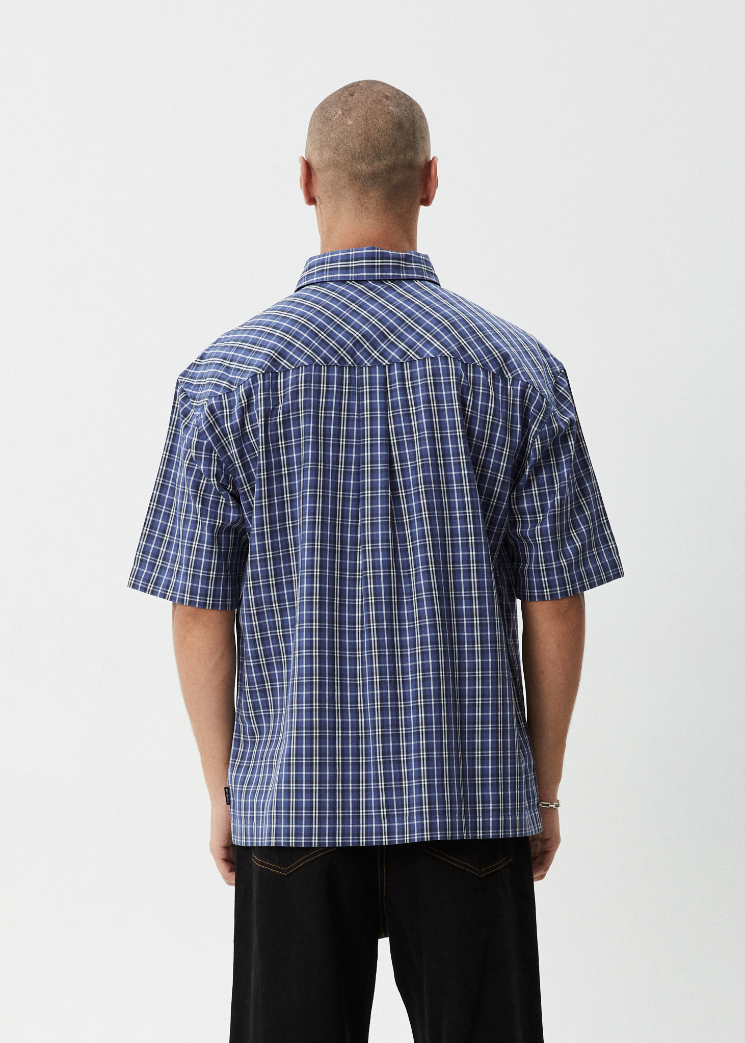 AFENDS Mens Shipwreck - Short Sleeve Shirt - Marlin