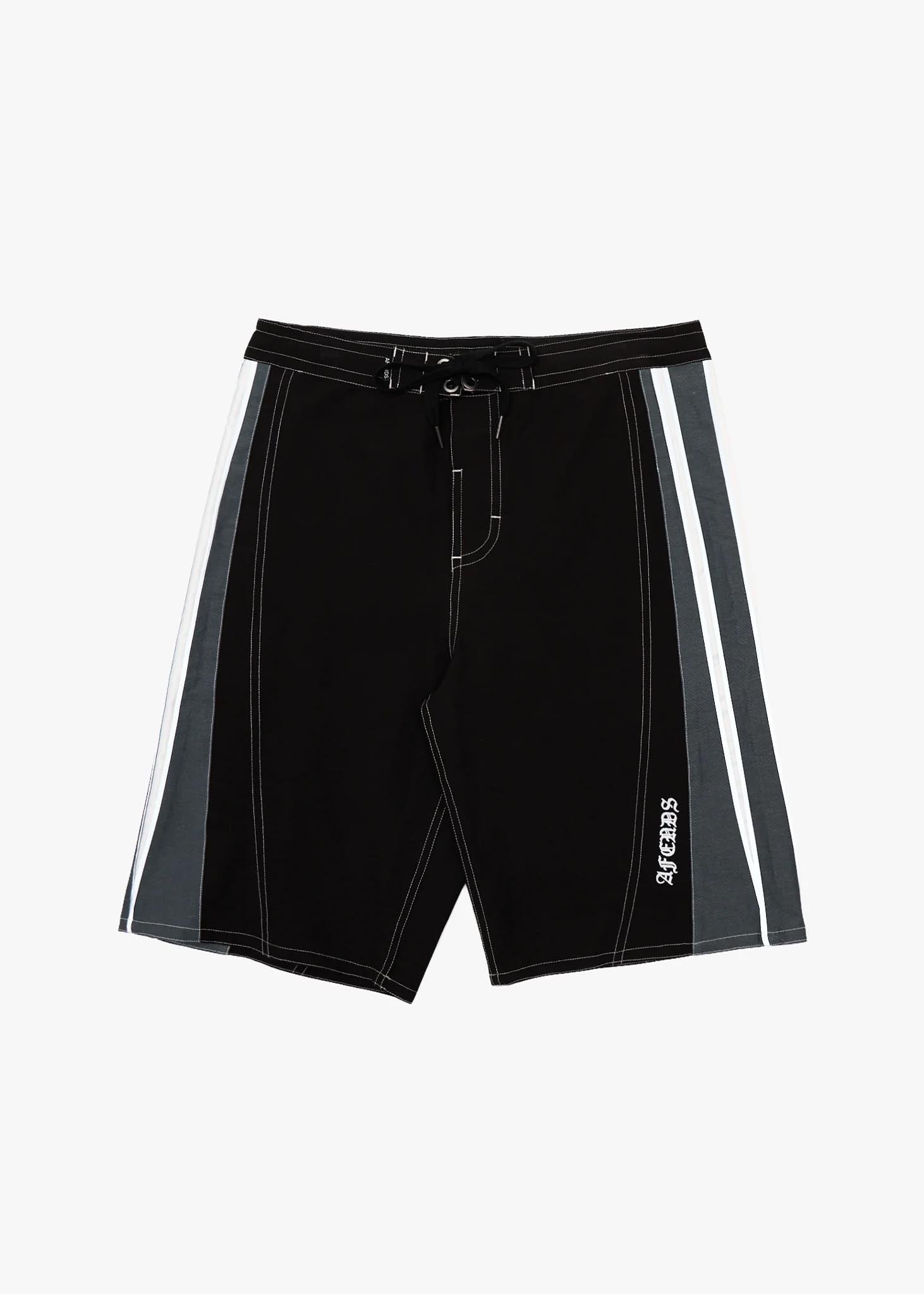 AFENDS Mens Forum - Surf Related V2 Boardshort 22" - Black