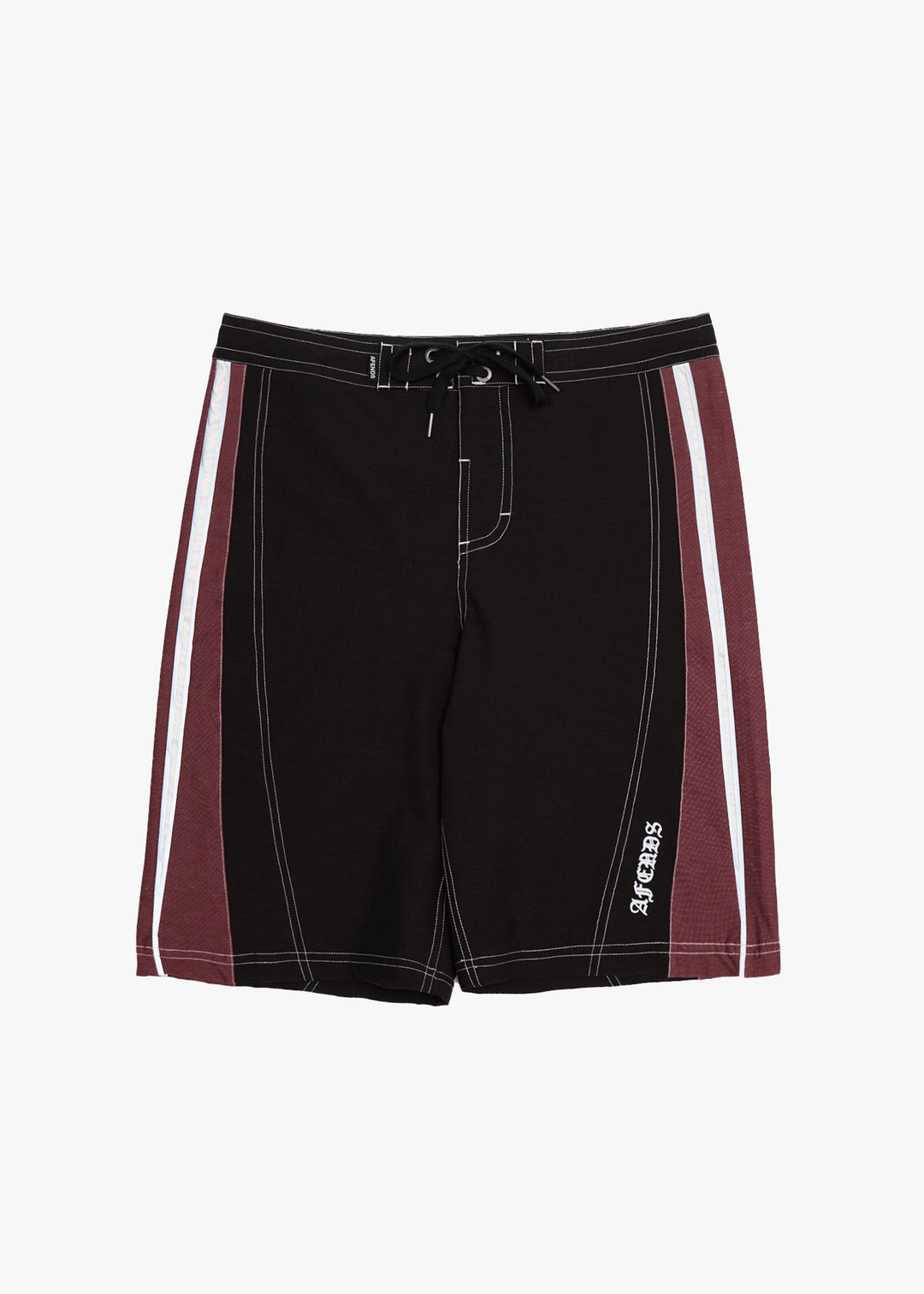 AFENDS Mens Forum - Surf Related Boardshort 22" - Burgundy