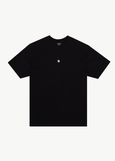 AFENDS Mens Flame - Retro Tee - Black