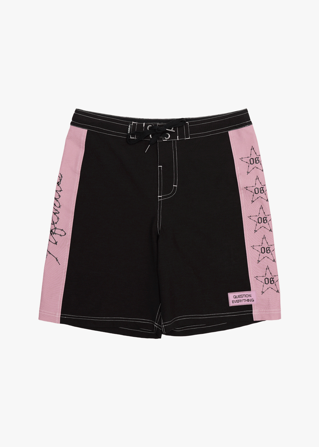 AFENDS Mens Valentine - Surf Related Boardshort 19" - Black