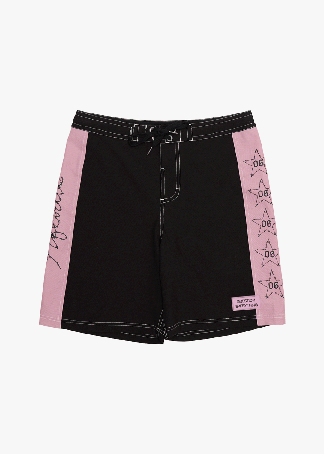 AFENDS Mens Valentine - Surf Related Boardshort 19" - Black