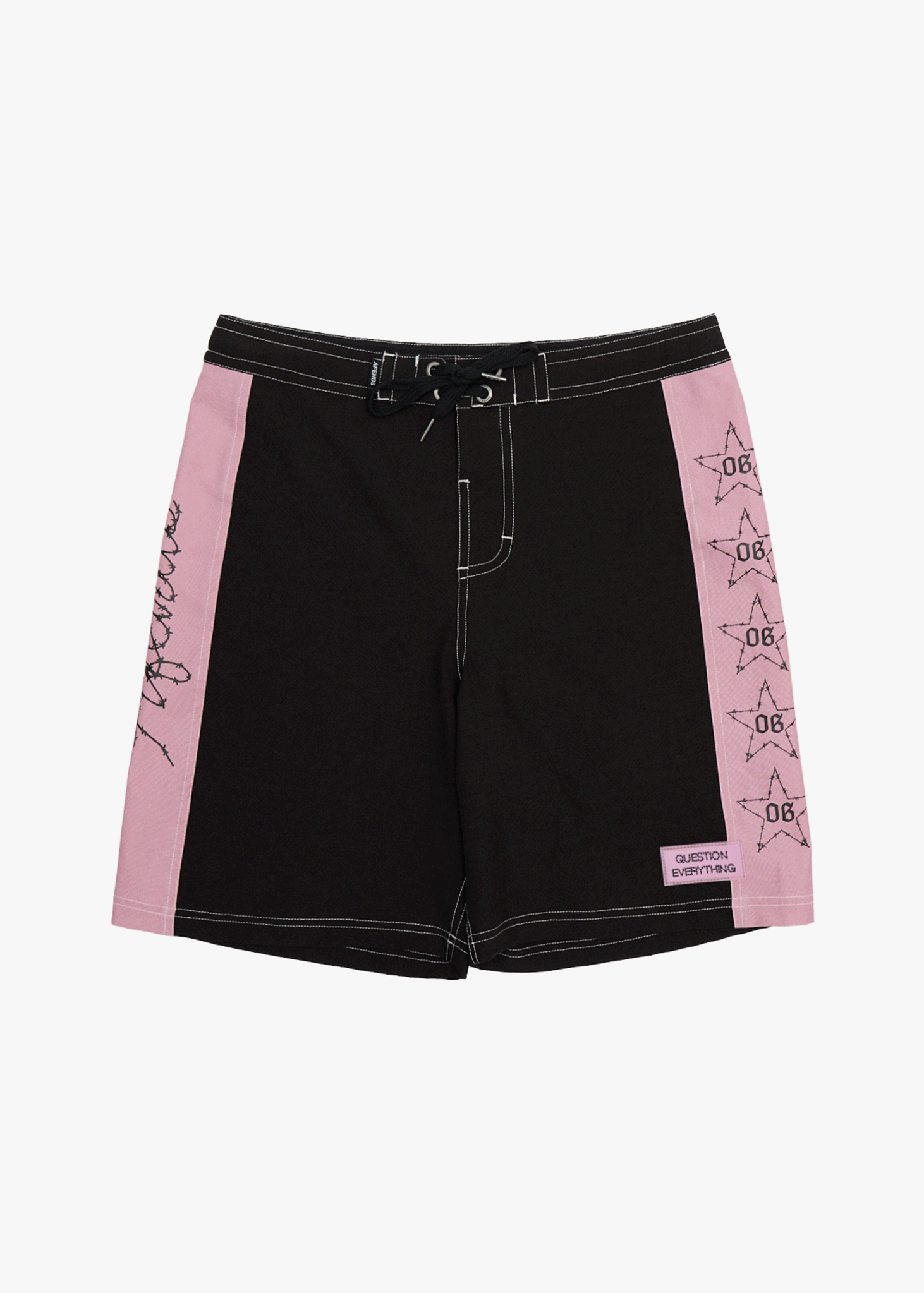 AFENDS Mens Valentine - Surf Related Boardshort 19" - Black