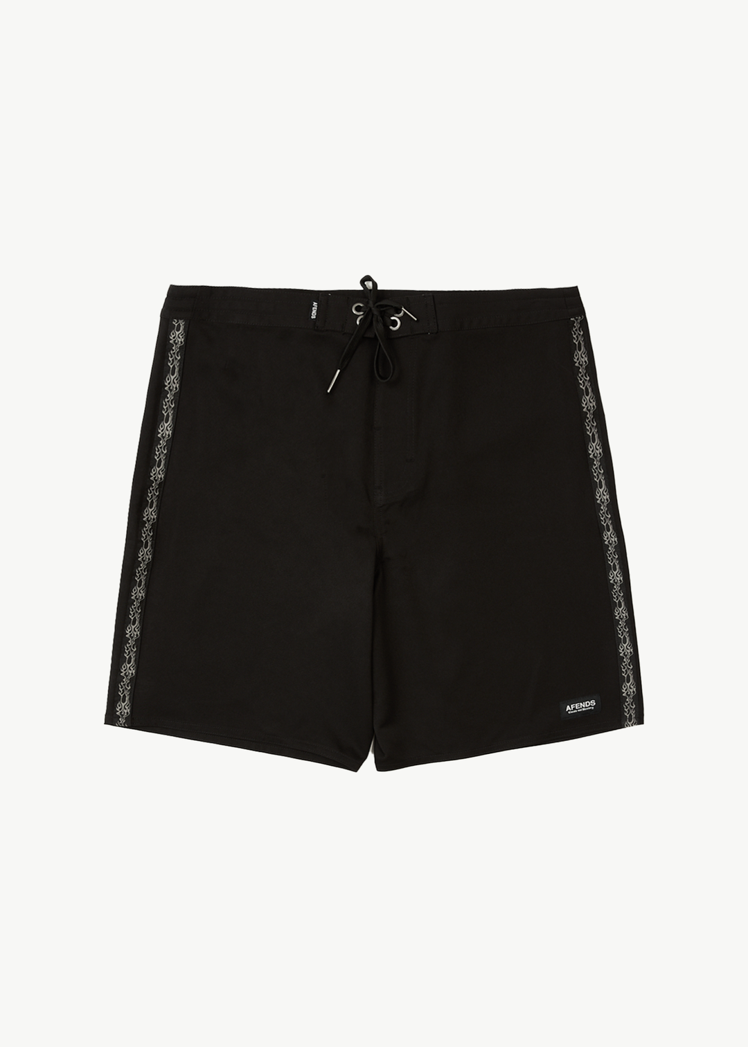 AFENDS Mens Bound - Surf Related Boardshorts 20 Inch - Black 