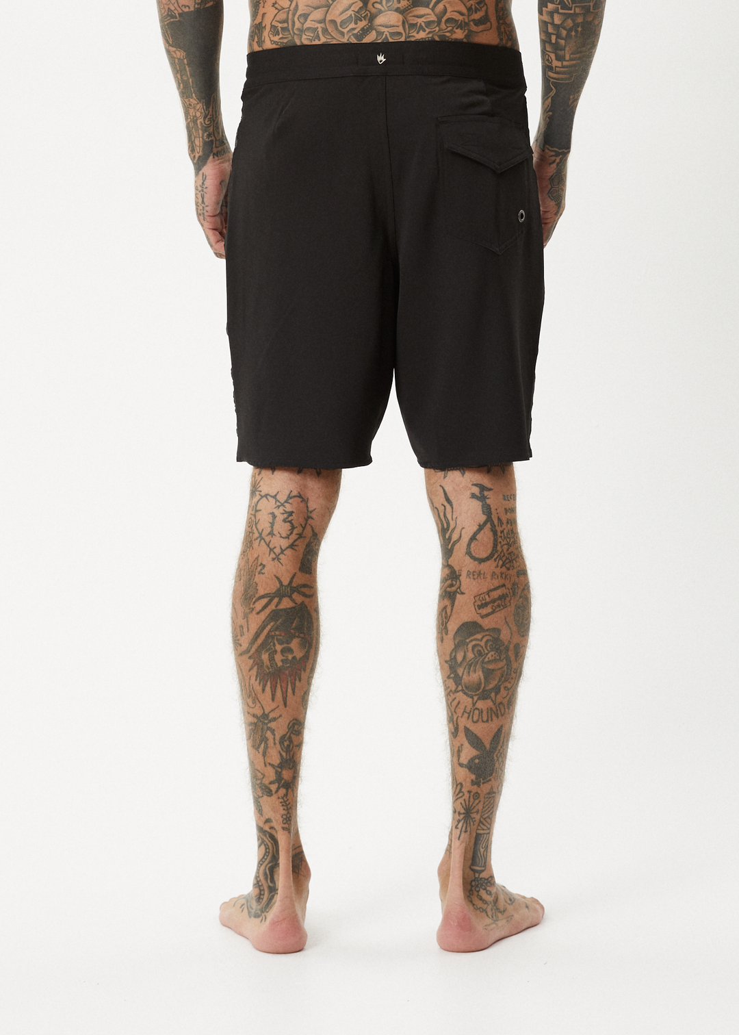 AFENDS Mens Bound - Surf Related Boardshorts 20 Inch - Black 