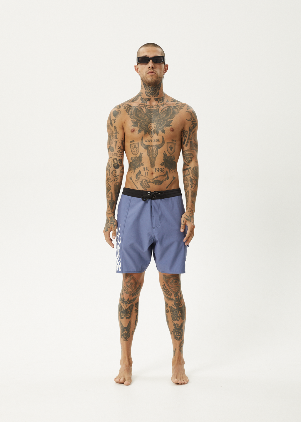 AFENDS Mens Scorched - Surf Related Boardshort 18" - Marlin