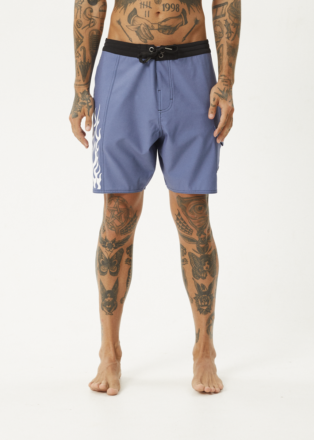 AFENDS Mens Scorched - Surf Related Boardshort 18" - Marlin