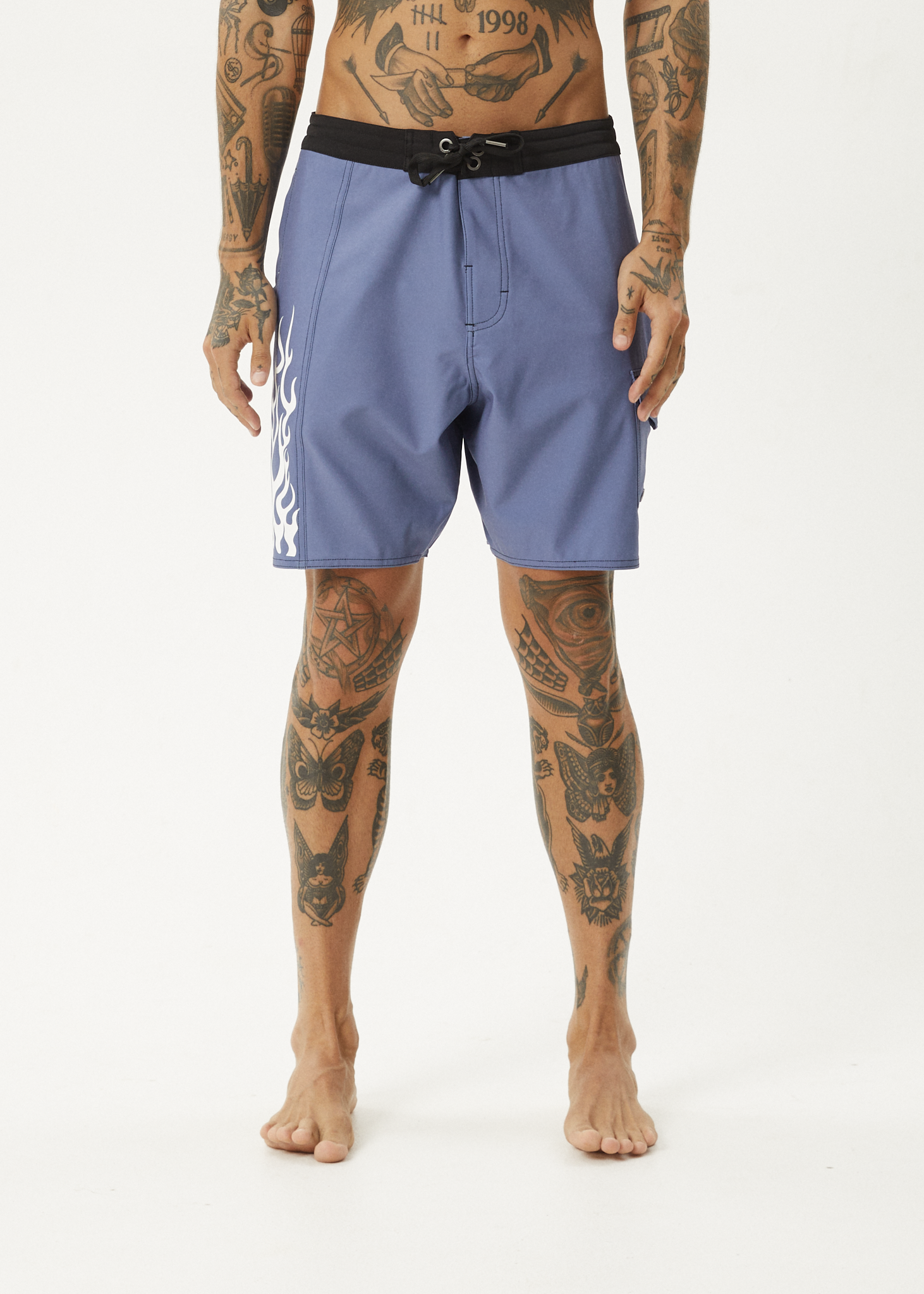 AFENDS Mens Scorched - Surf Related Boardshort 18" - Marlin