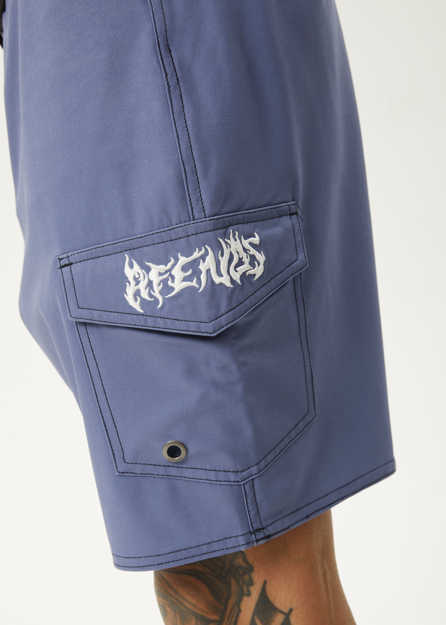 AFENDS Mens Scorched - Surf Related Boardshort 18" - Marlin