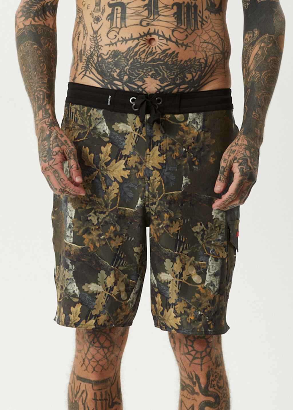 AFENDS Mens Find Me - Surf Related Boardshort 20" - Find Me