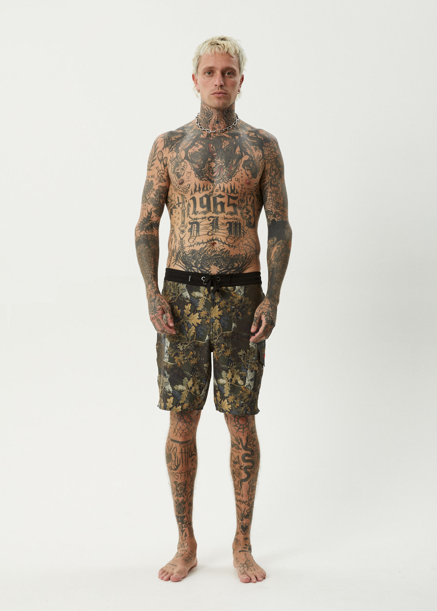 AFENDS Mens Find Me - Surf Related Boardshort 20" - Find Me