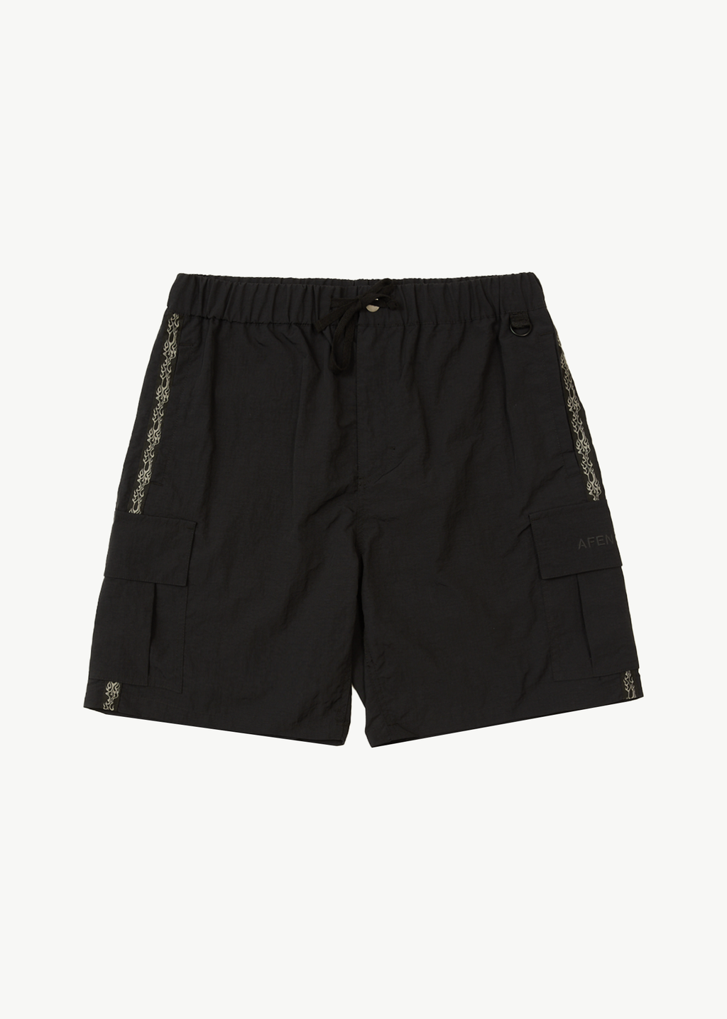 AFENDS Mens Bound - Cargo Short 20" - Black