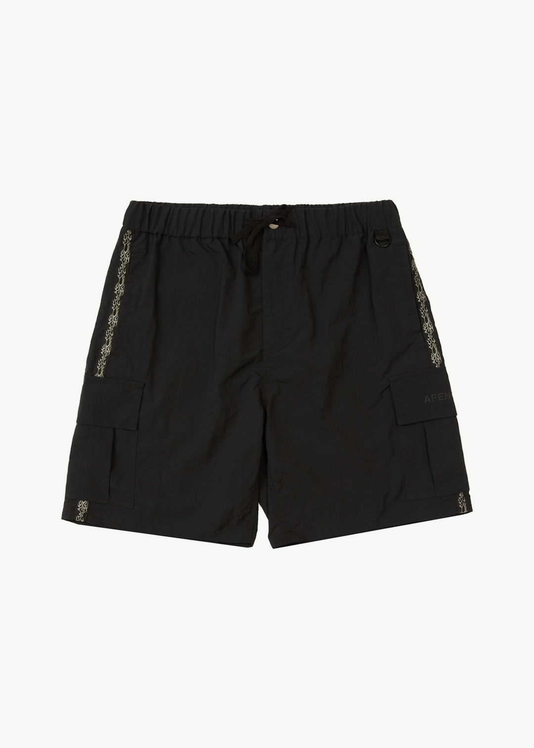 AFENDS Mens Bound - Cargo Short 20 Inch - Black 