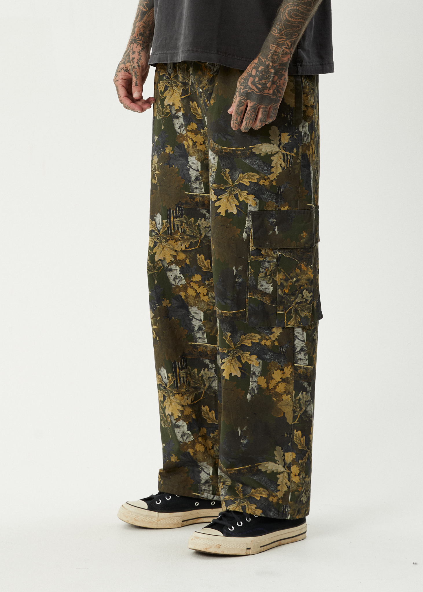 AFENDS Mens Atlas Find Me - Twill Cargo Pant - Find Me