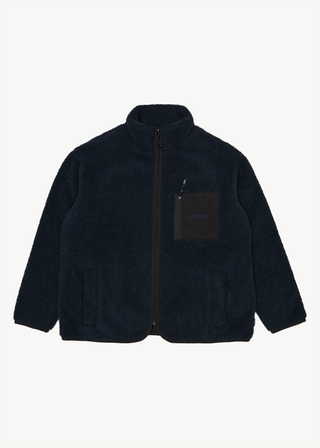 AFENDS Mens System - Water Resistant Spray Anorak Jacket - Coffee