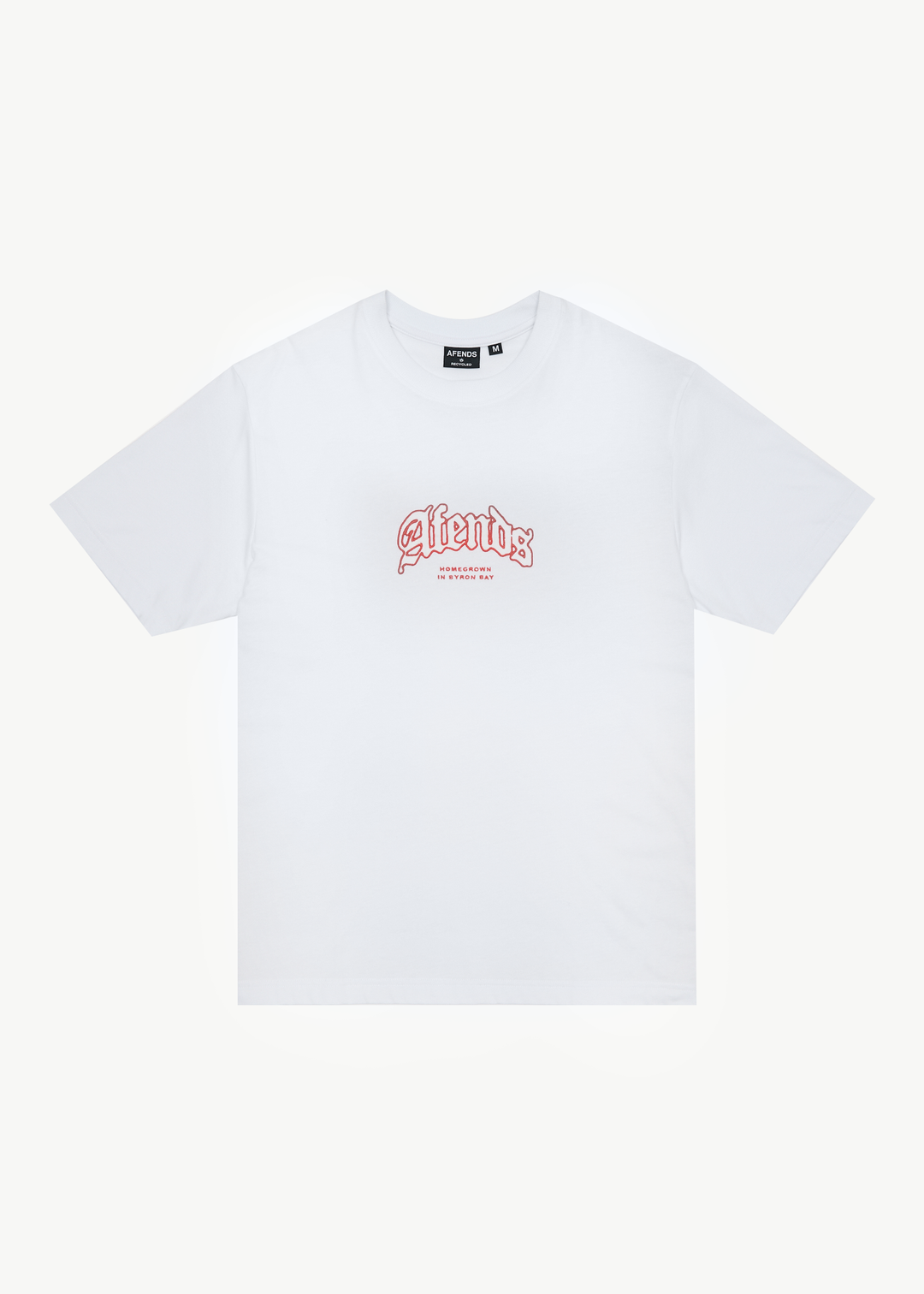 AFENDS Mens Home - Retro Fit Tee - White 