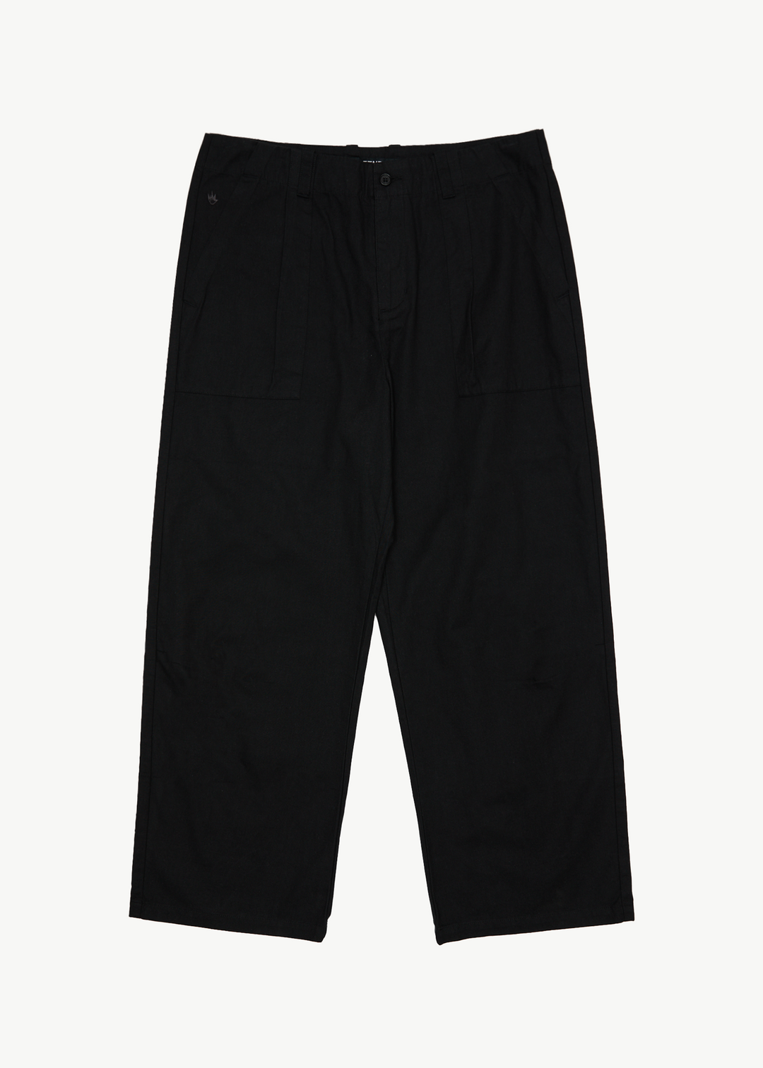 AFENDS Mens Glider - Pleated Pants - Black