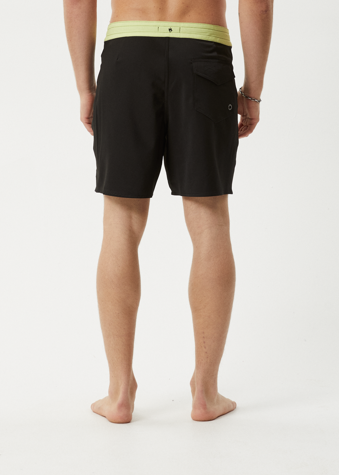 AFENDS Mens Peace Out - Surf Related Boardshorts 18" - Black 