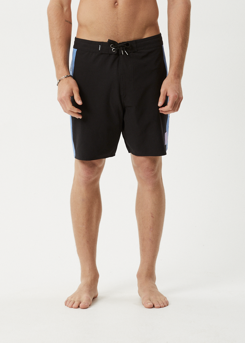 AFENDS Mens Deep State - Surf Related Boardshort 18" - Black