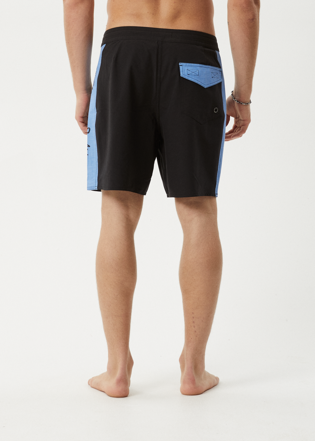 AFENDS Mens Deep State - Surf Related Boardshort 18" - Black