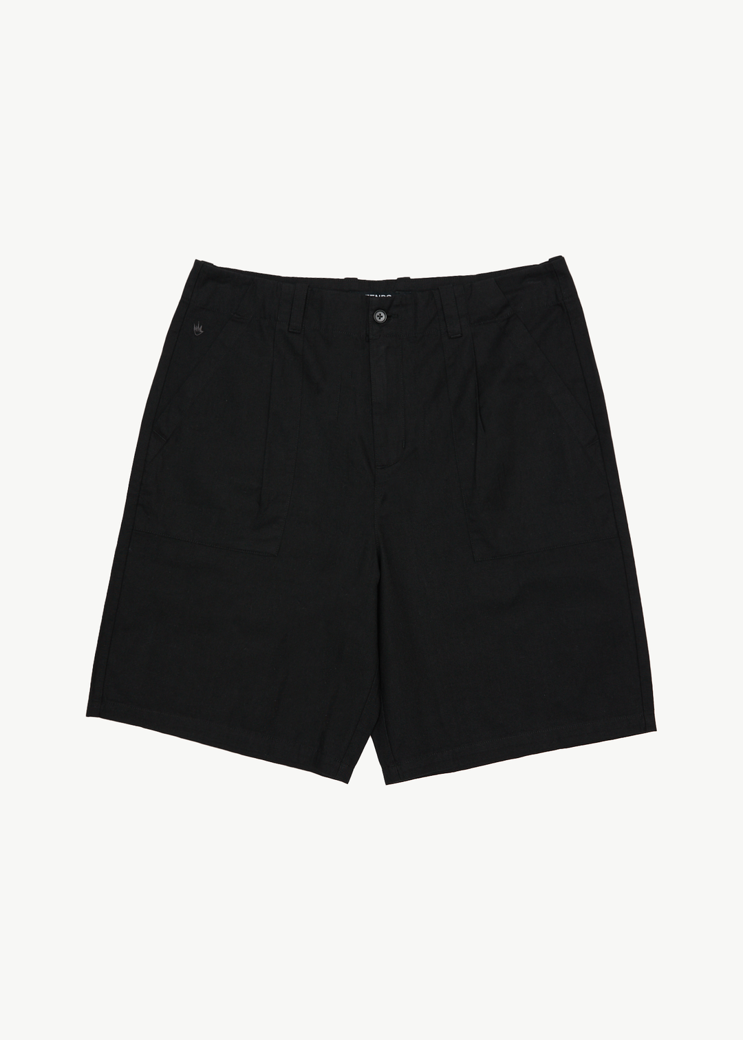 AFENDS Mens Glider - Pleated Short 22" - Black 