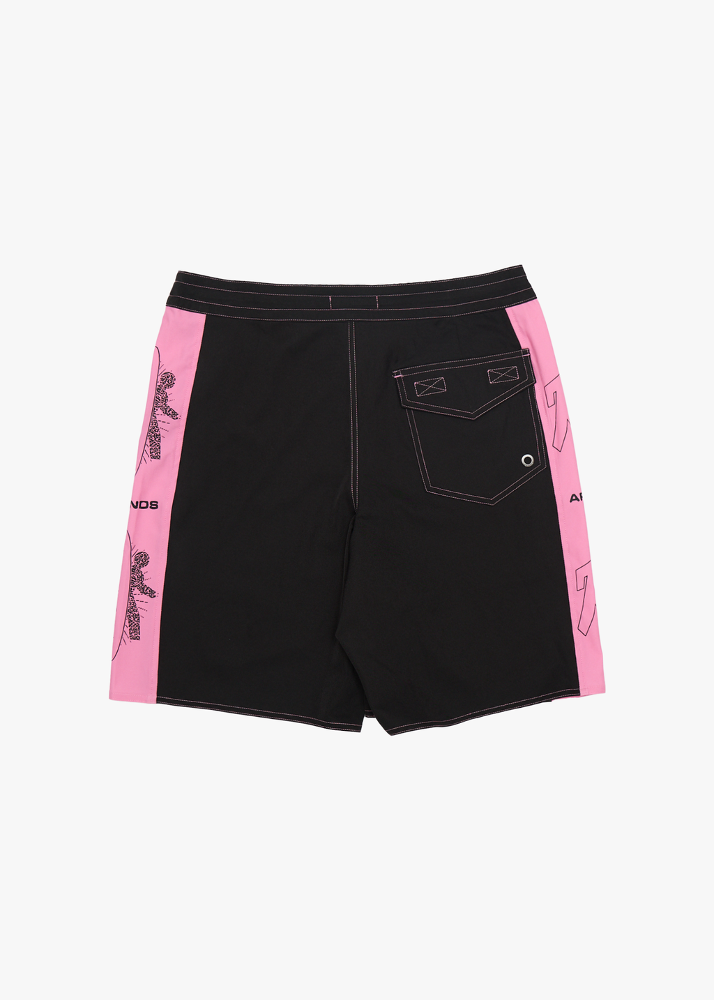 AFENDS Mens Altered - Surf Related Boardshort 18" - Black