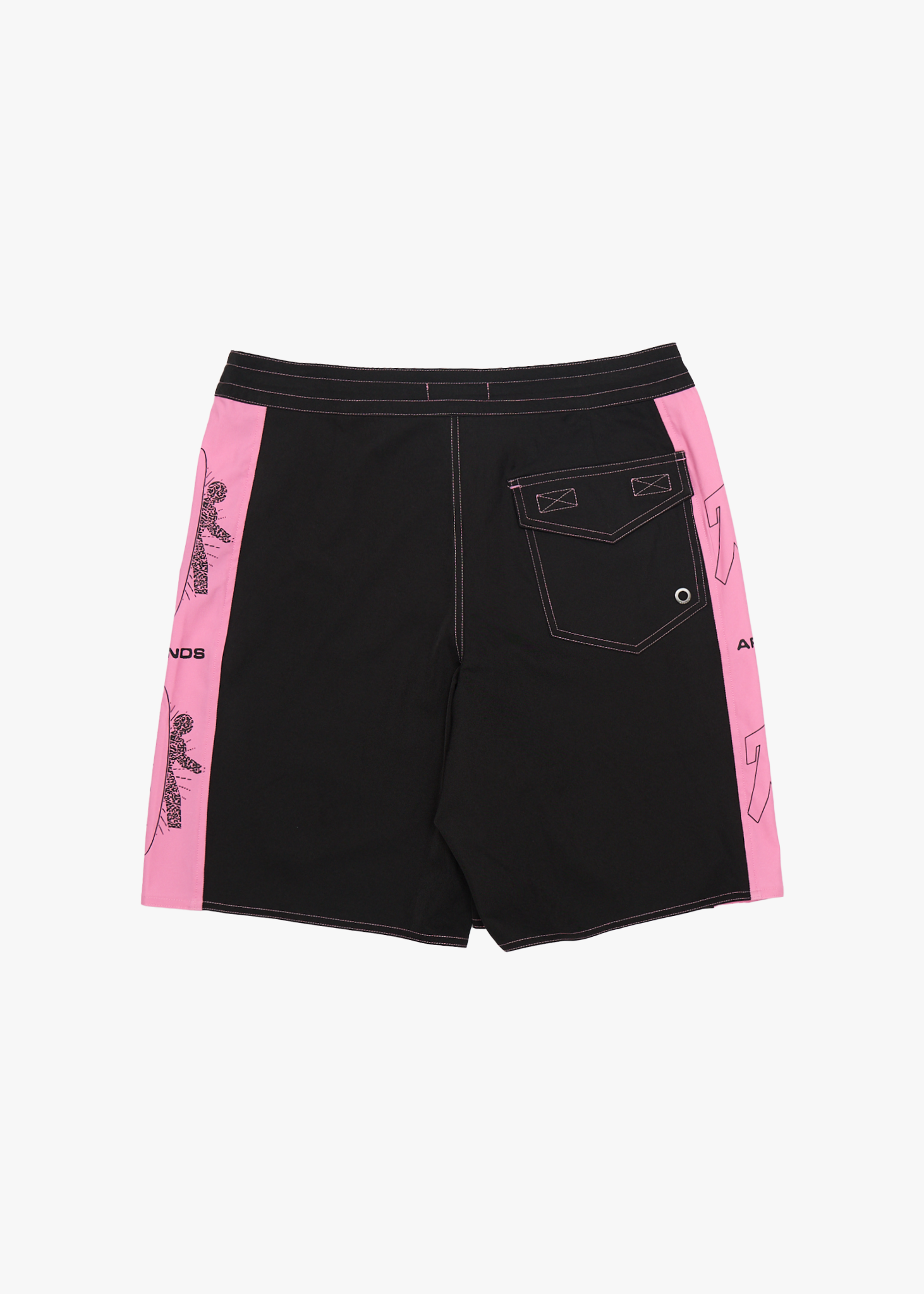 AFENDS Mens Altered - Surf Related Boardshort 18" - Black