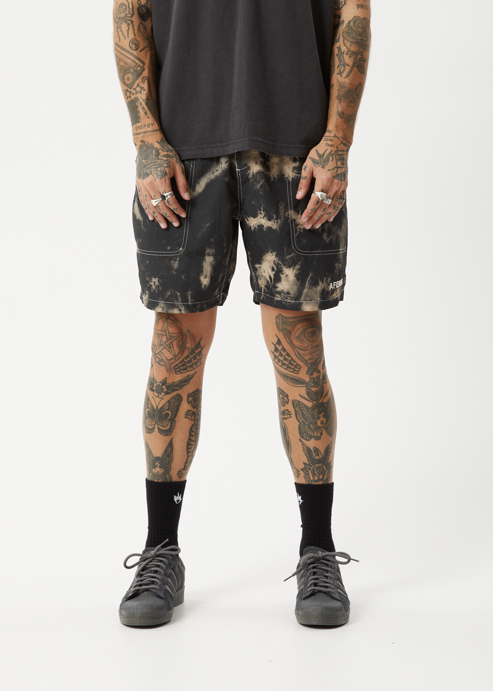 AFENDS Mens Webhead - Surf Related Boardshort 18