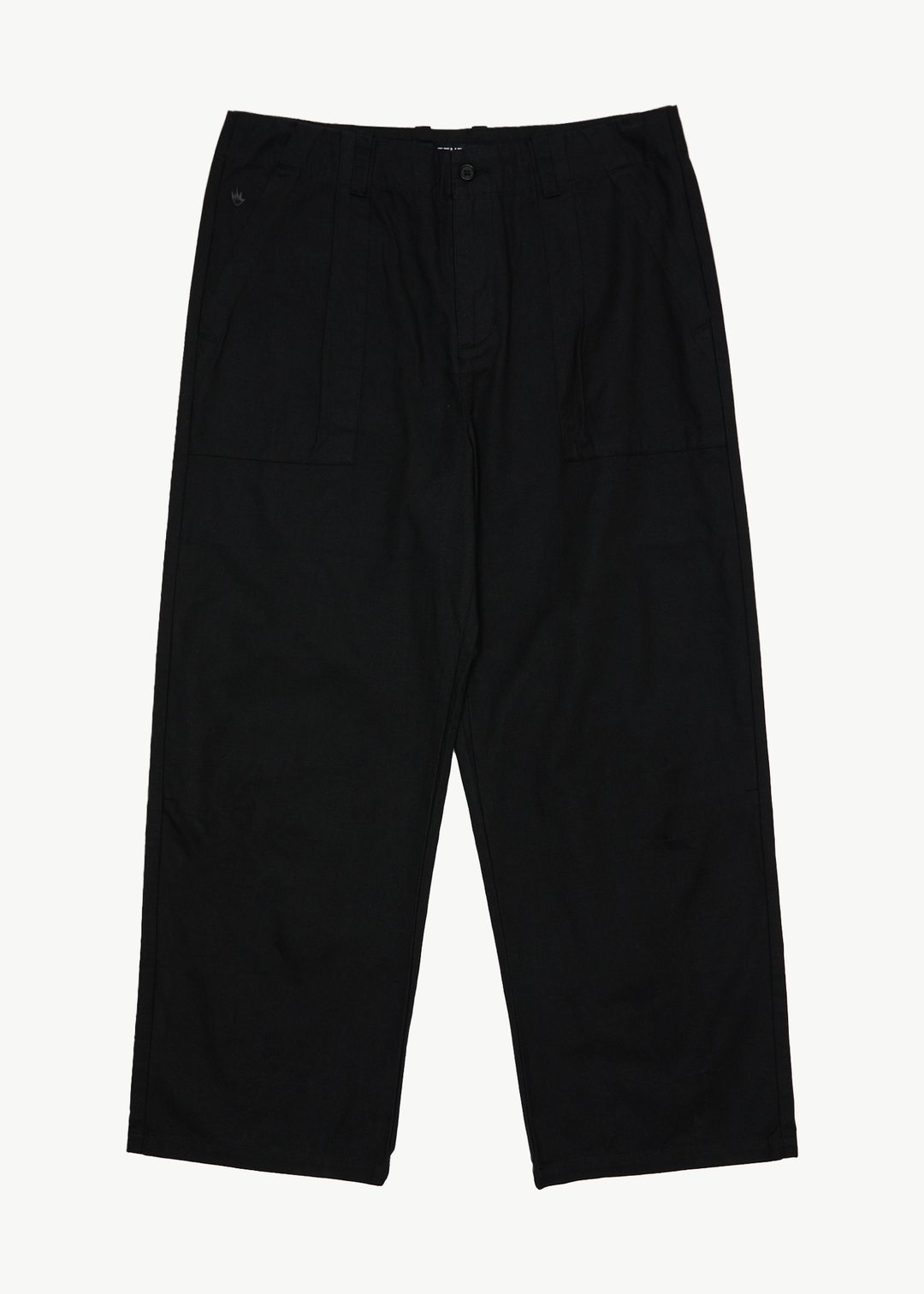 AFENDS Mens Glider - Pleated Pants - Black 