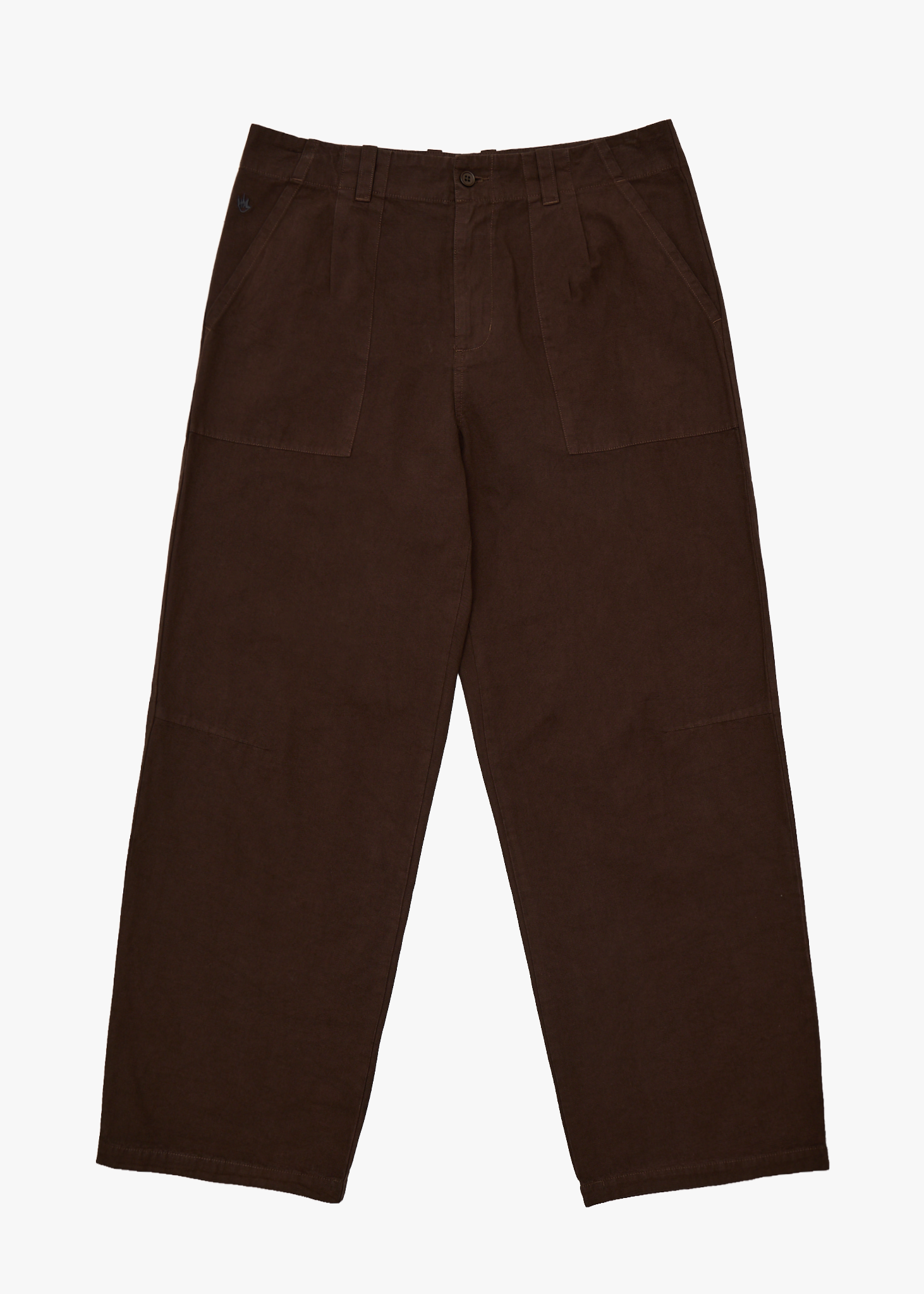 AFENDS Mens Glider - Recycled Pleated Pant - Coffee