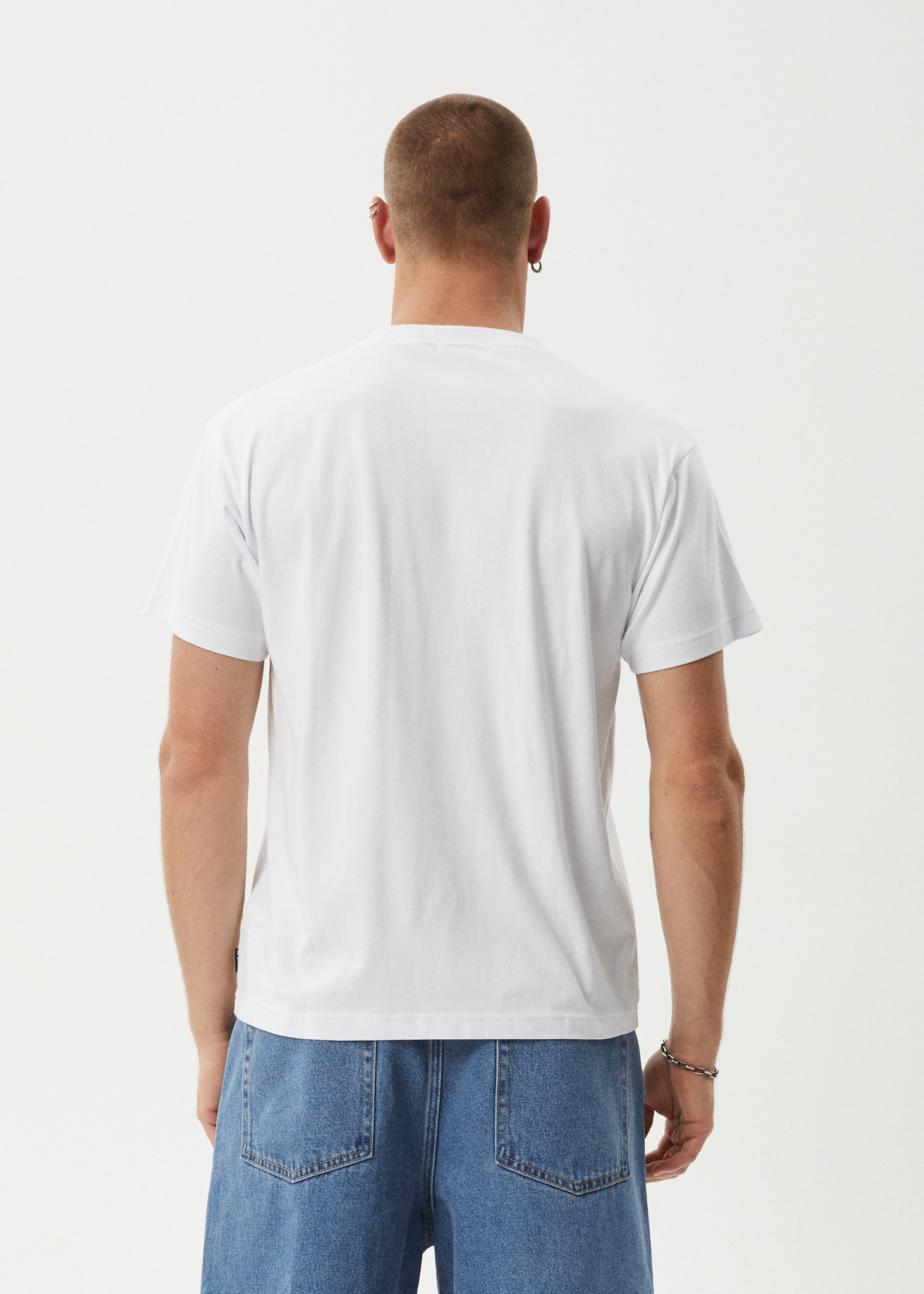 AFENDS Mens Thorny - Boxy Tee - White