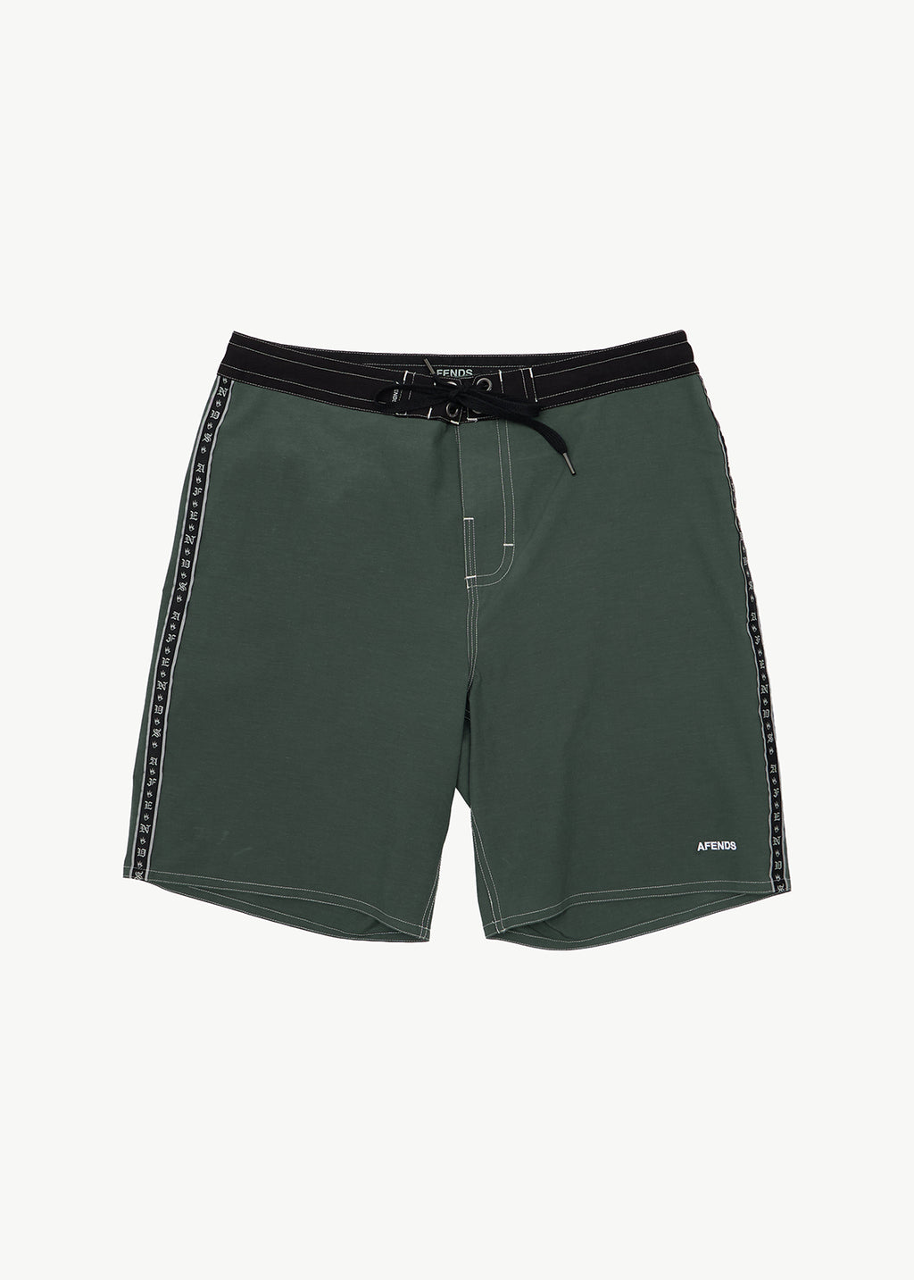 AFENDS Mens The Wreck - Surf Related V2 Boardshort 20" - Pine