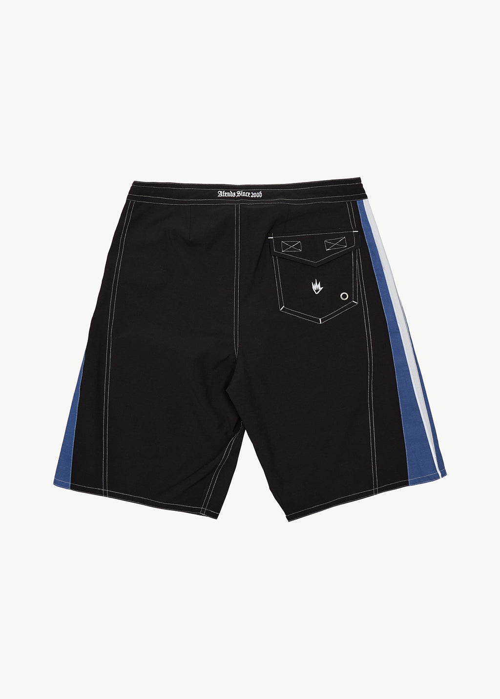 AFENDS Forum - Surf Related V2 Boardshort 22" - Black / Blue