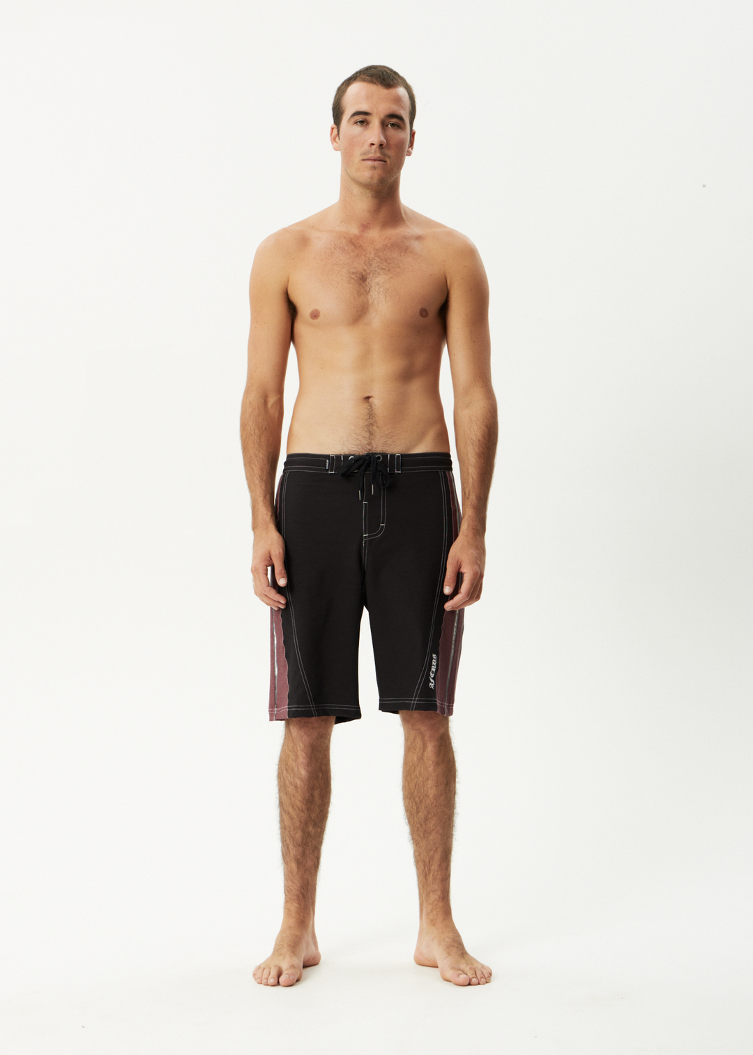 AFENDS Mens Forum - Surf Related Boardshort 22" - Burgundy
