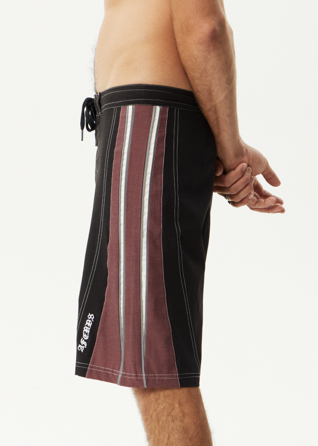 AFENDS Mens Forum - Surf Related Boardshort 22" - Burgundy