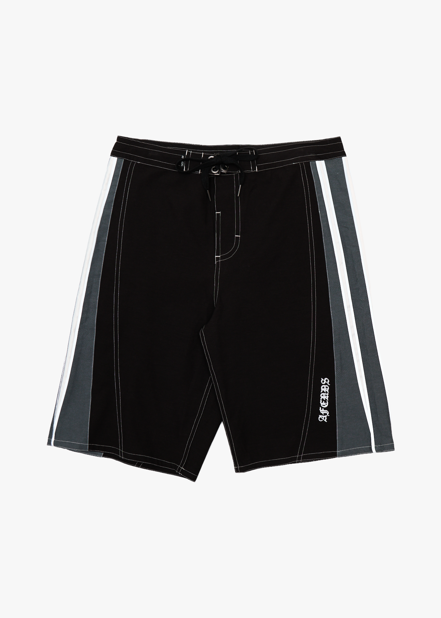 AFENDS Mens Forum - Hemp Surf Related V2 Boardshort 22 Inch - Black