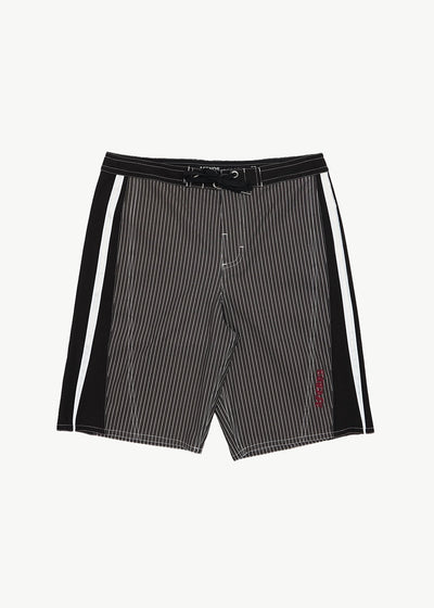 AFENDS Mens Forum - Surf Related V2 Boardshort 22" - Black Stripe