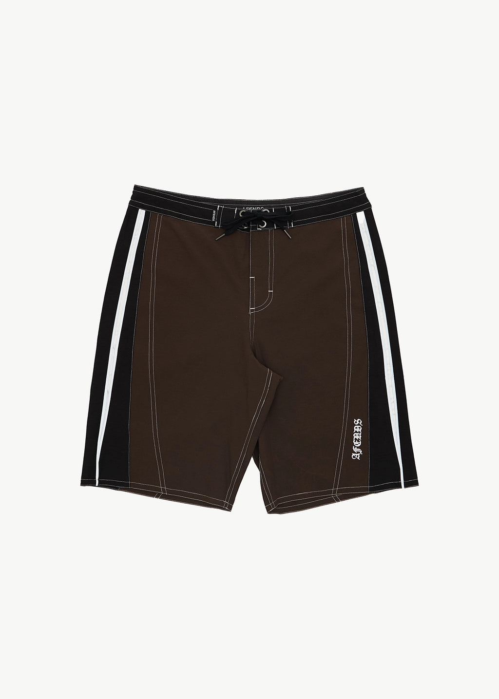 AFENDS Mens Forum - Surf Related V2 Boardshort 22 Inch - Coffee