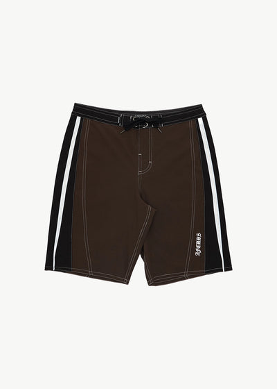 AFENDS Mens Forum - Surf Related V2 Boardshort 22" - Coffee
