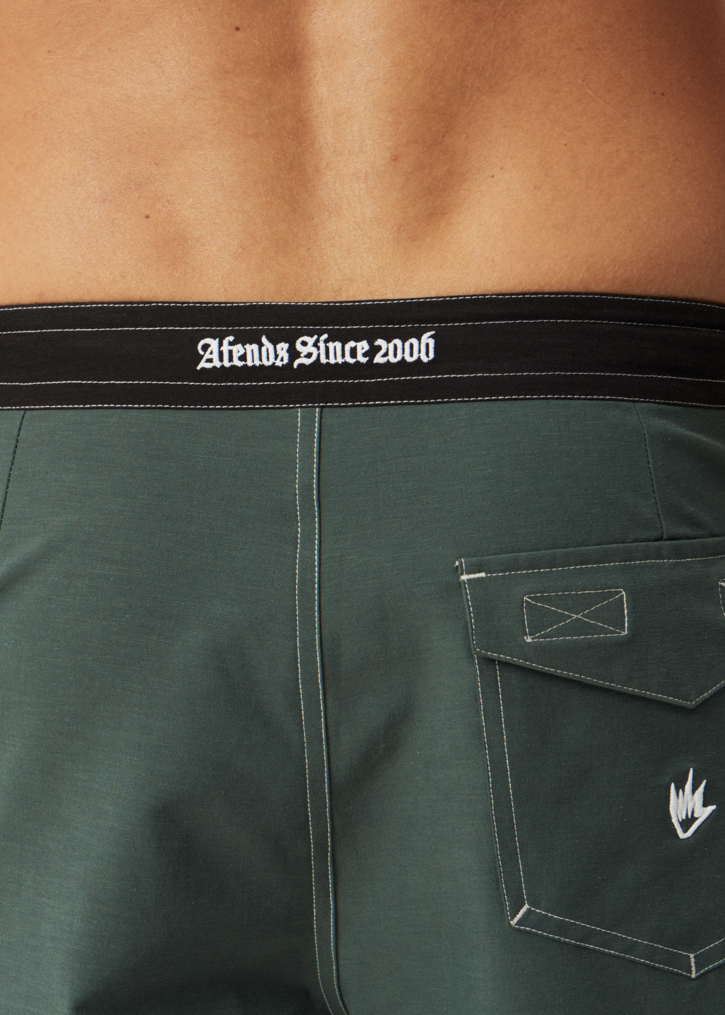 AFENDS Mens Forum - Surf Related Boardshort 22" - Pine