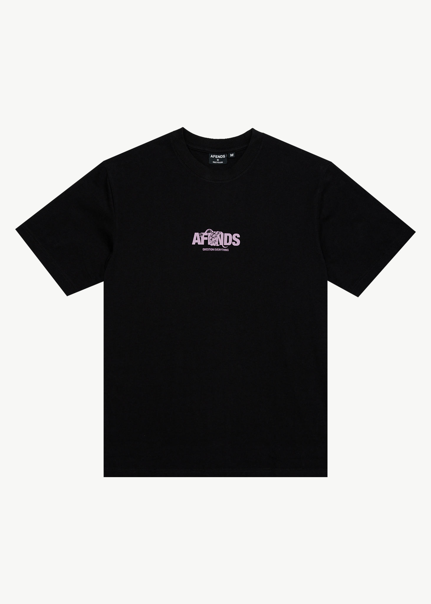 AFENDS Mens Tread - Retro Tee - Black