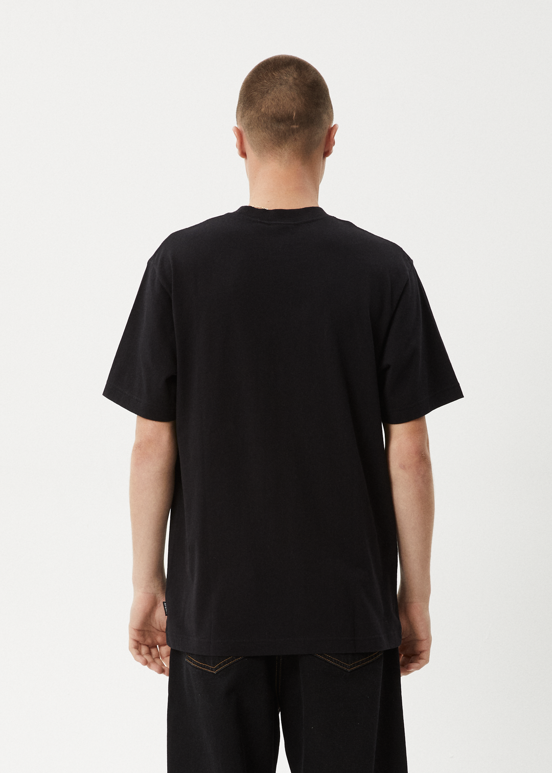 AFENDS Mens Tread - Retro Fit Tee - Black