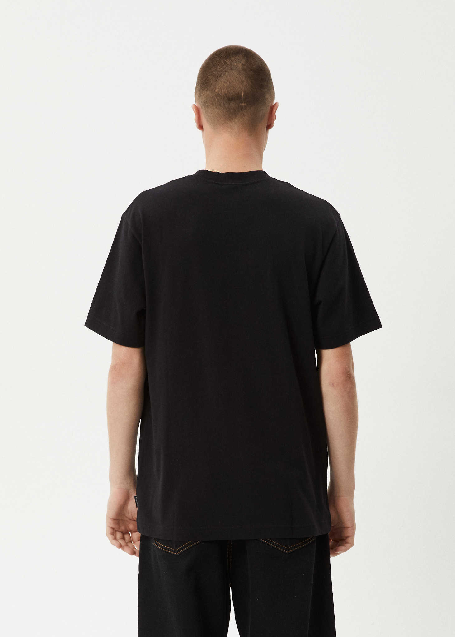 AFENDS Mens Tread - Retro Tee - Black