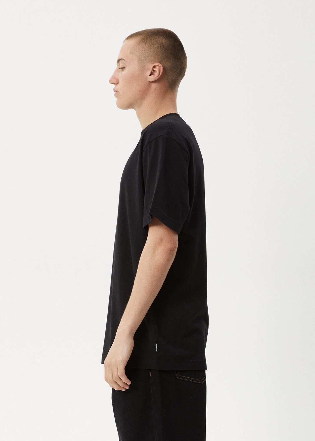 AFENDS Mens Tread - Retro Fit Tee - Black