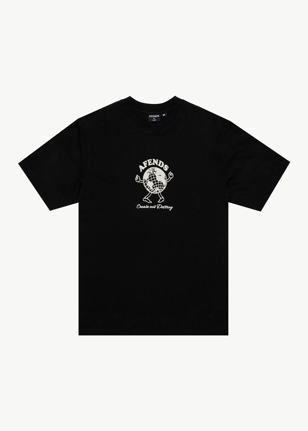 afends Global - Retro Tee Black