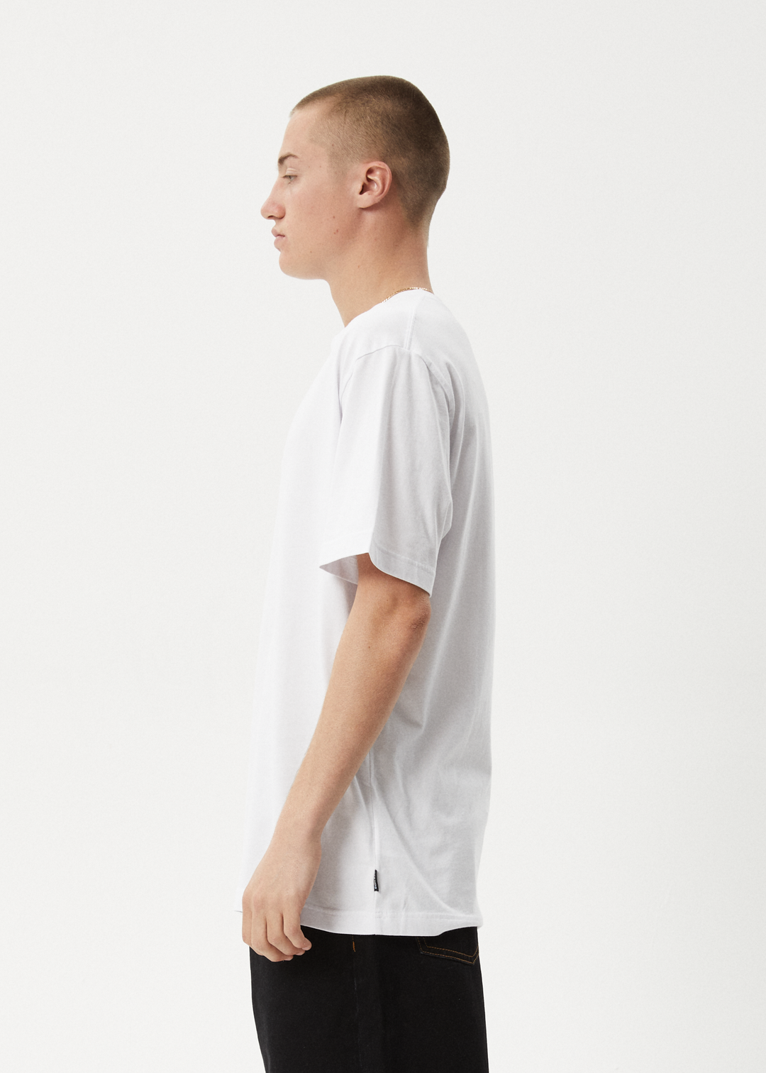 AFENDS Mens Ember - Retro Fit Tee - White