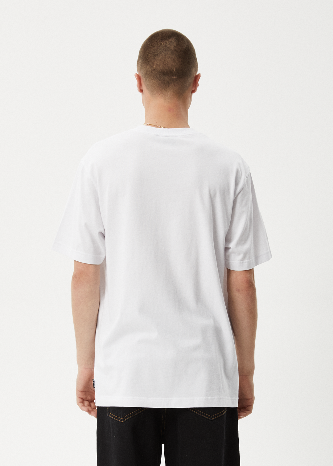 AFENDS Mens Ember - Retro Fit Tee - White