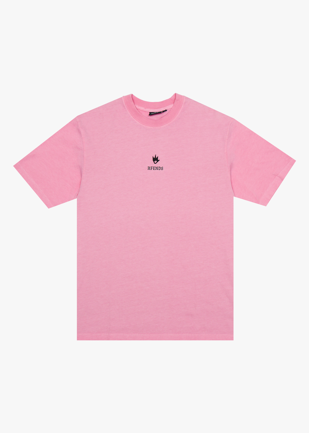 AFENDS Mens Burnin - Retro Tee - Vintage Pink