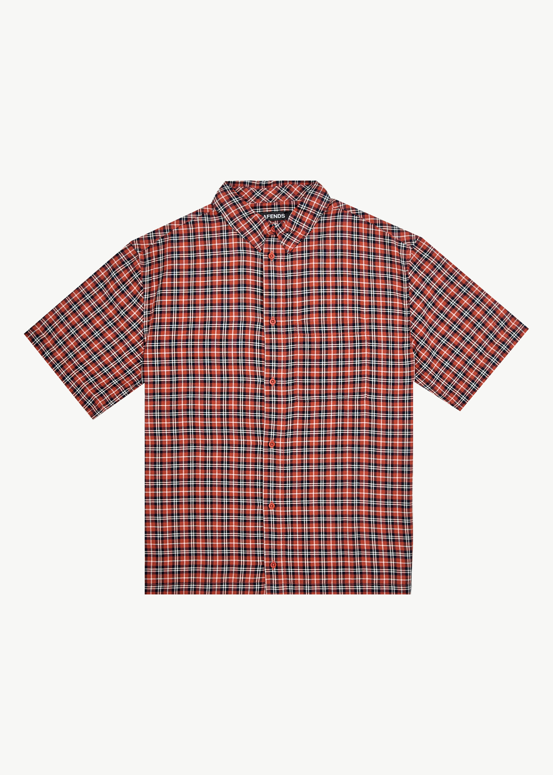 AFENDS Mens Wrecked - Short Sleeve Shirt - Terra